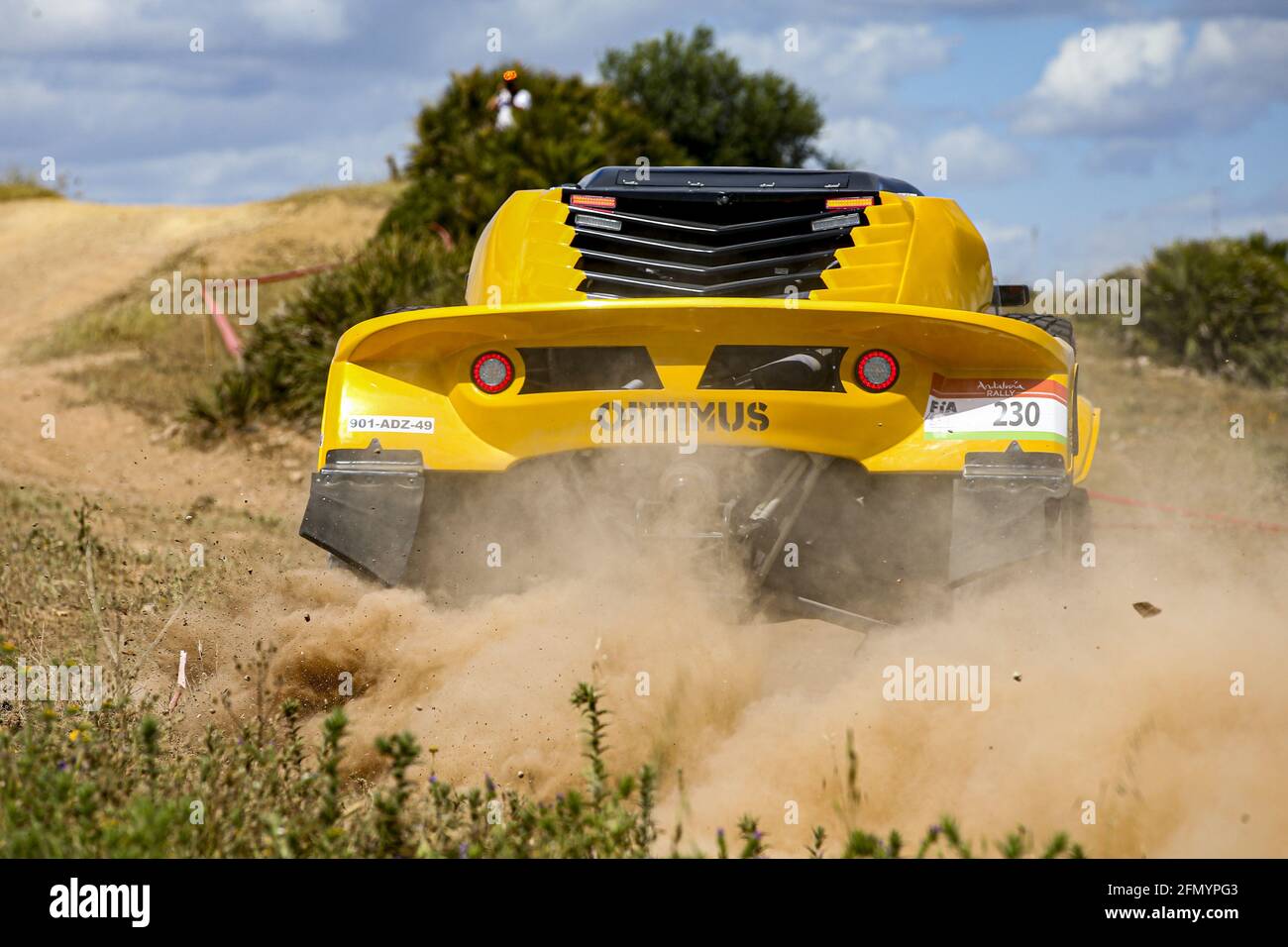 Villamartin, Spain. 12th May, 2021. 230 Martineau Jean-Luc (fra), Chatris Cedric (fra), Optimus MD, action during the 2021 Andalucia Rally, from May 12 to 16, 2021 around Villamartin, Spain - Photo Julien Delfosse/DPPI/LiveMedia Credit: Independent Photo Agency/Alamy Live News Stock Photo