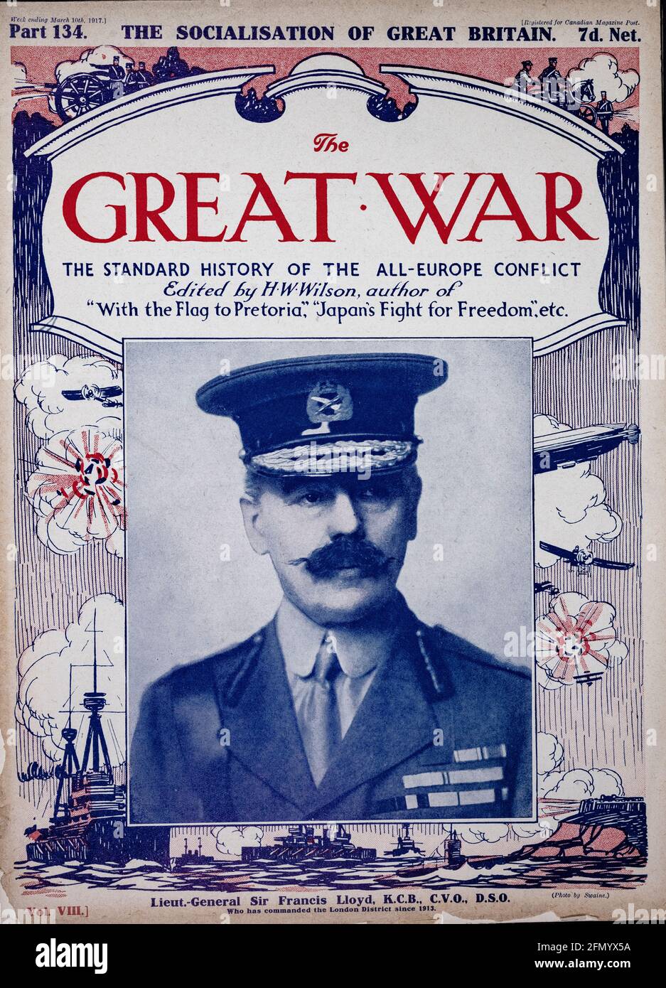 The Great War - The Standard History Of The World-Wild Conflict Stock Photo