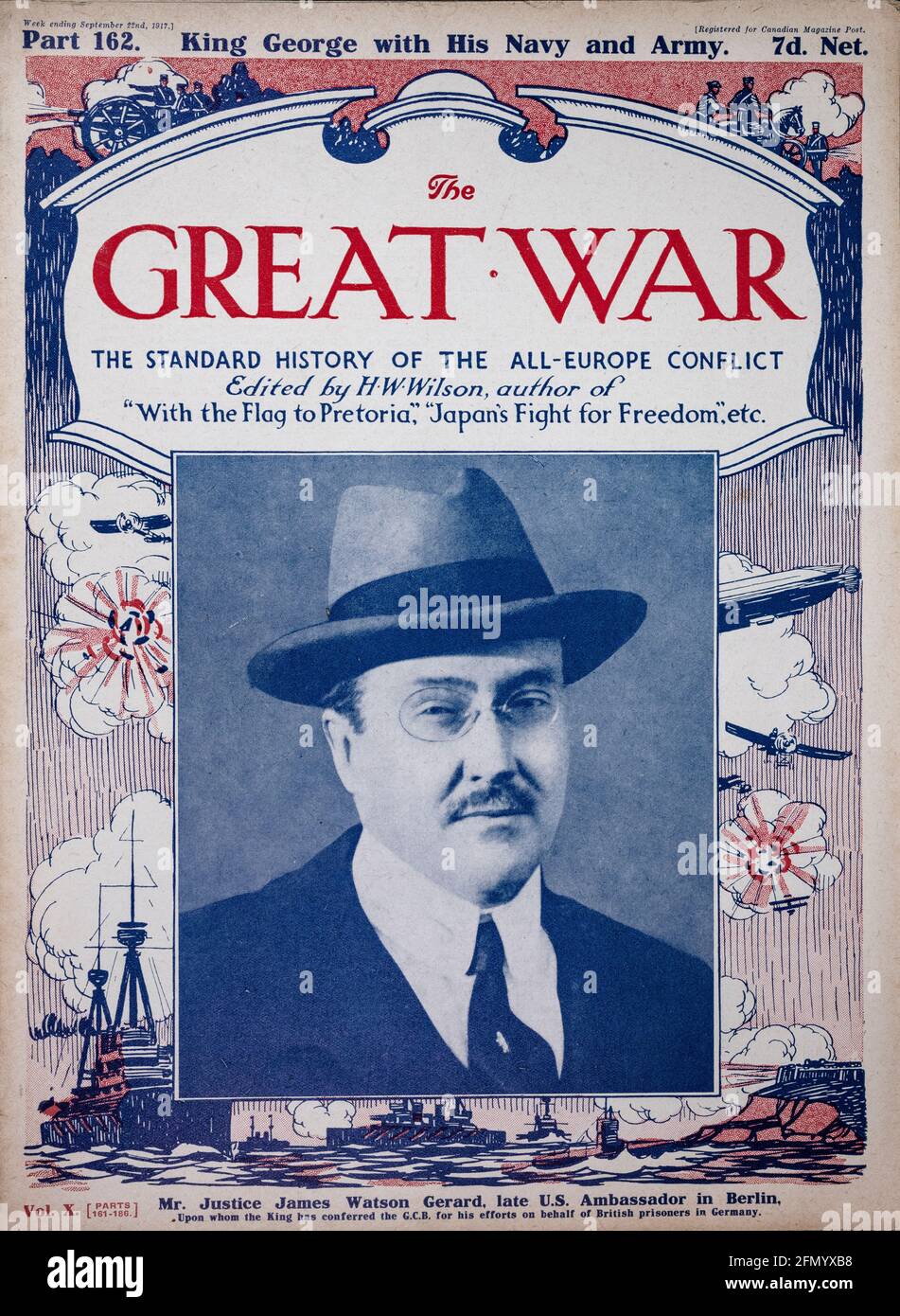 The Great War - The Standard History Of The World-Wild Conflict Stock Photo