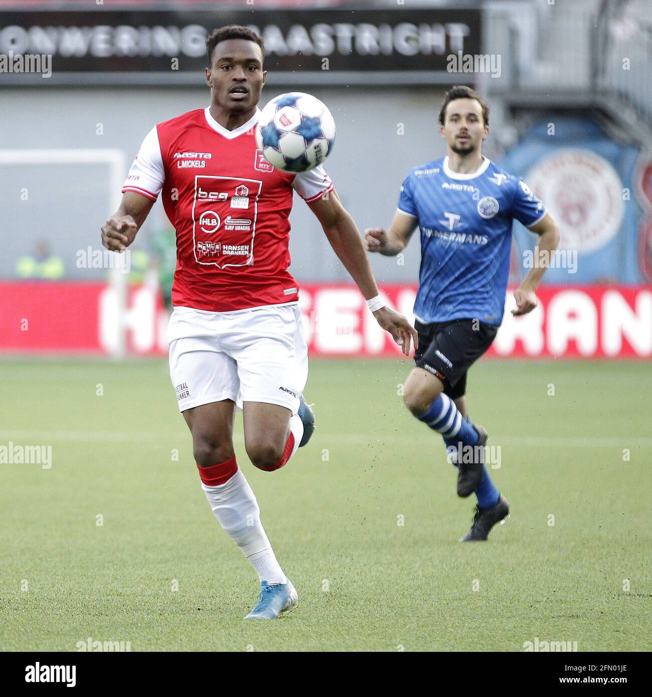 MAASTRICHT- football, 12-05-2021, stadium de Geusselt, MVV Maastricht - FC Den  Bosch , Dutch Keuken Kampioen divisie , season 2020/2021, MVV Maastricht  player/player Joy Lance Mickels. (Photo by Pro Shots/Sipa USA) ***