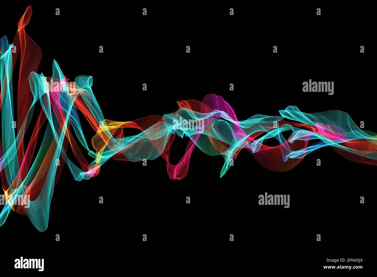 Digital frequency track equalizer. Stylized line art. Curved wavy line ...