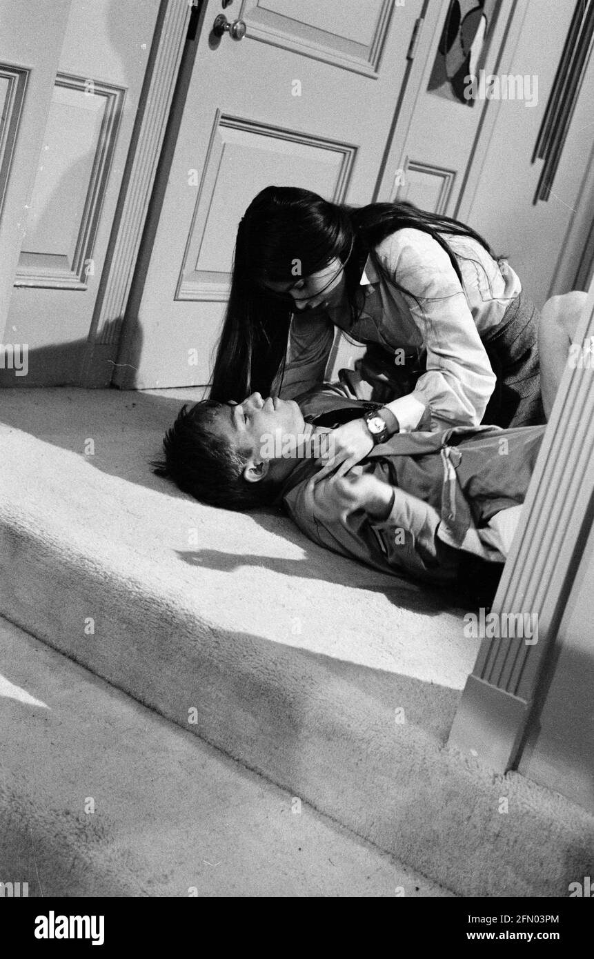 Cactus in the Snow (1971) Richard Thomas, Date 1971 Stock Photo Alamy