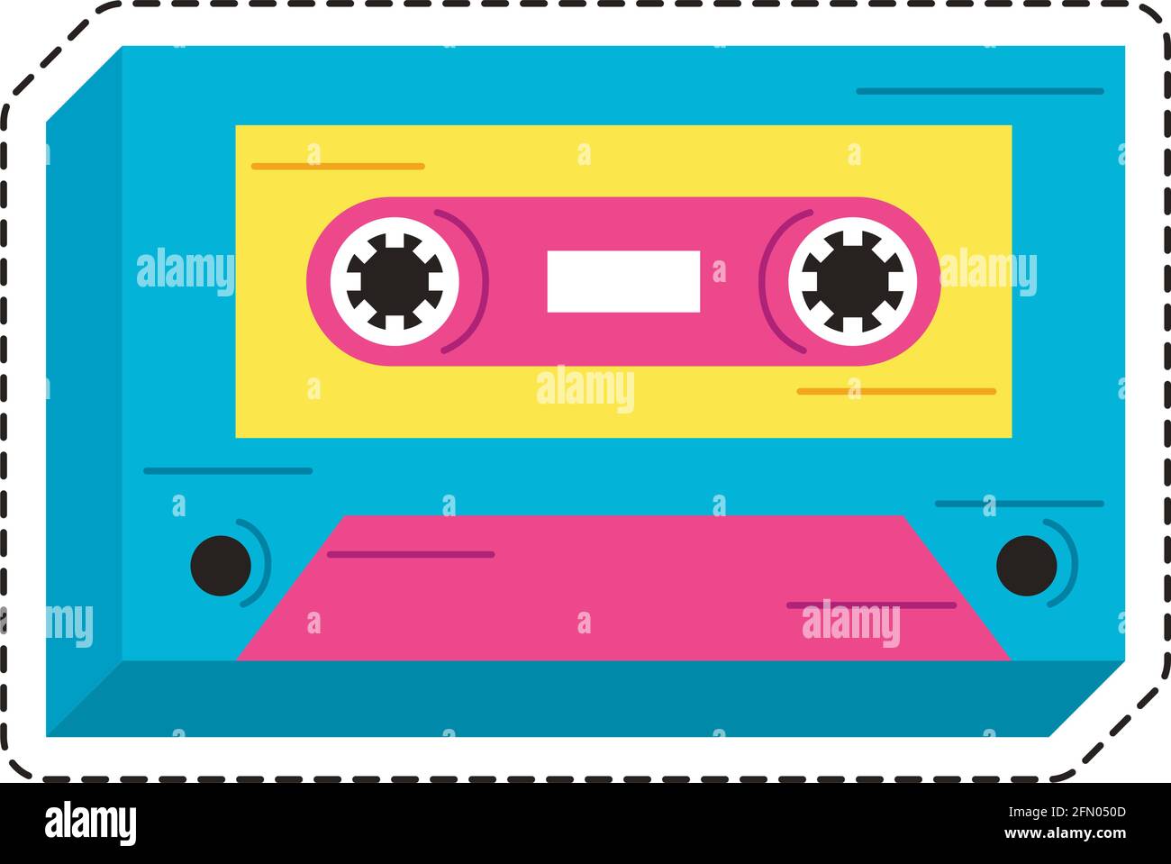 music cassette retro nineties patch Stock Vector Image & Art - Alamy