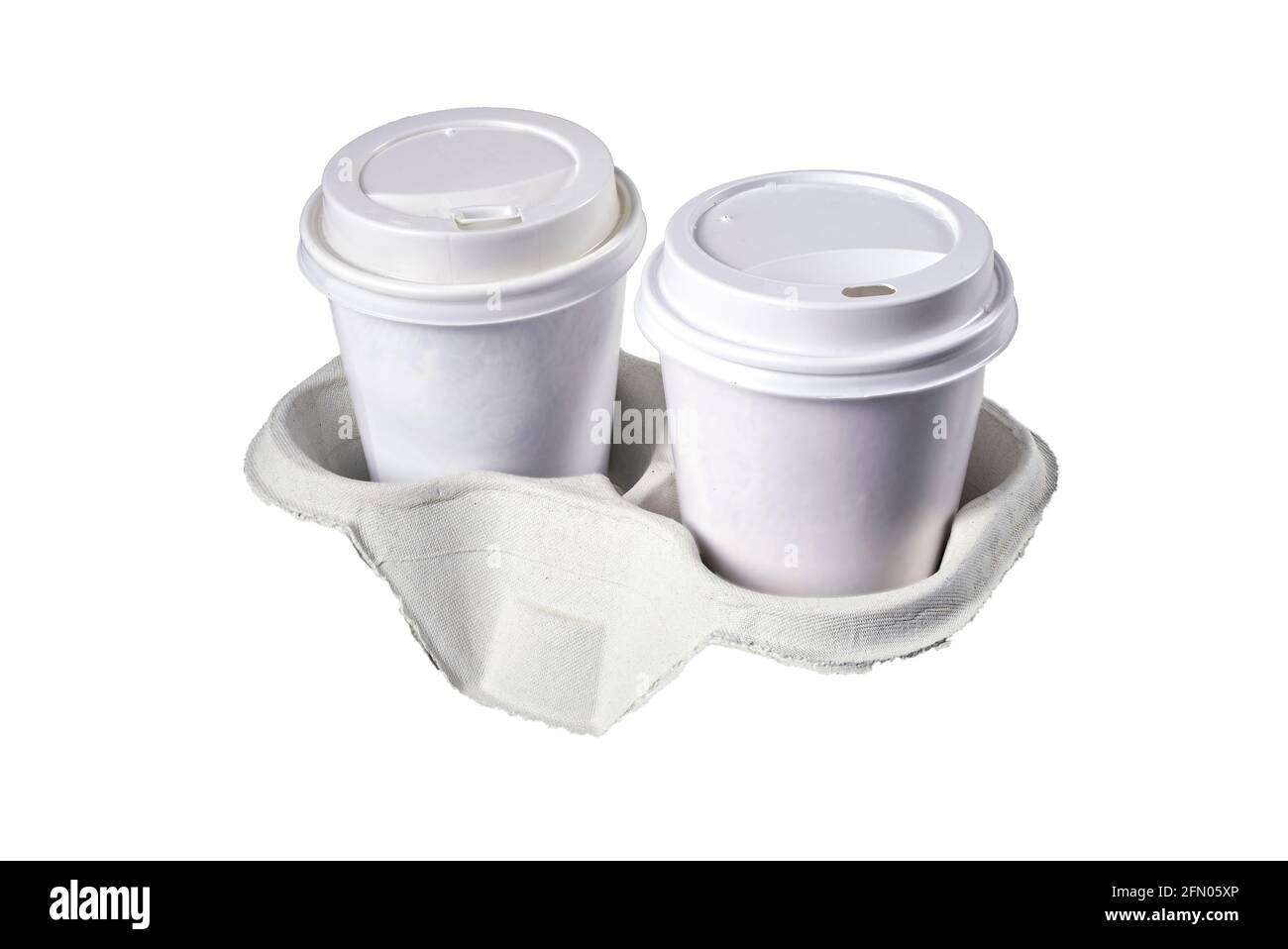 green paper cup with red plastic lid for takeaway drinks isolated on white  background. Container for coffee and tea Stock Photo - Alamy