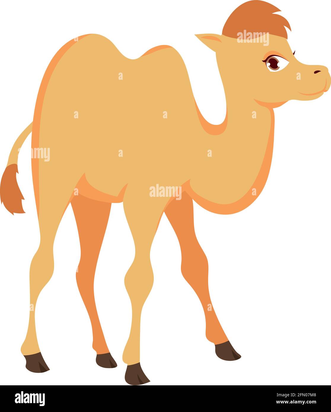 cute little camel animal character Stock Vector Image & Art Alamy