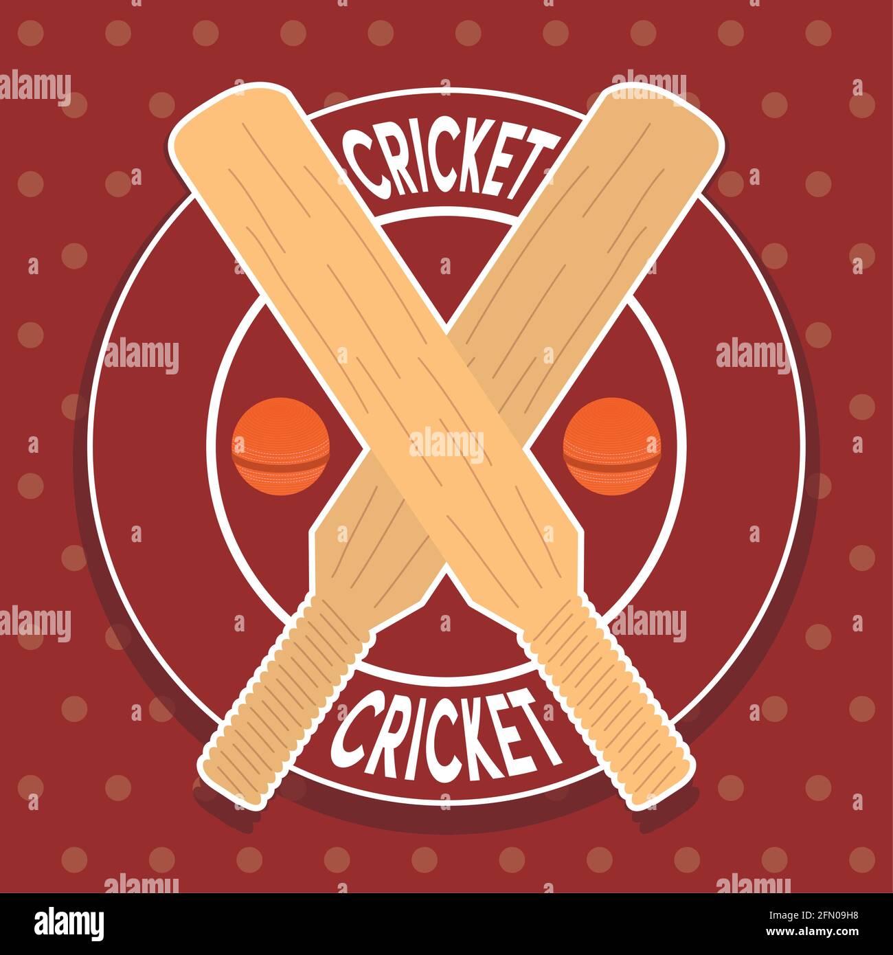 cricket sport bats and balls Stock Vector Image & Art Alamy
