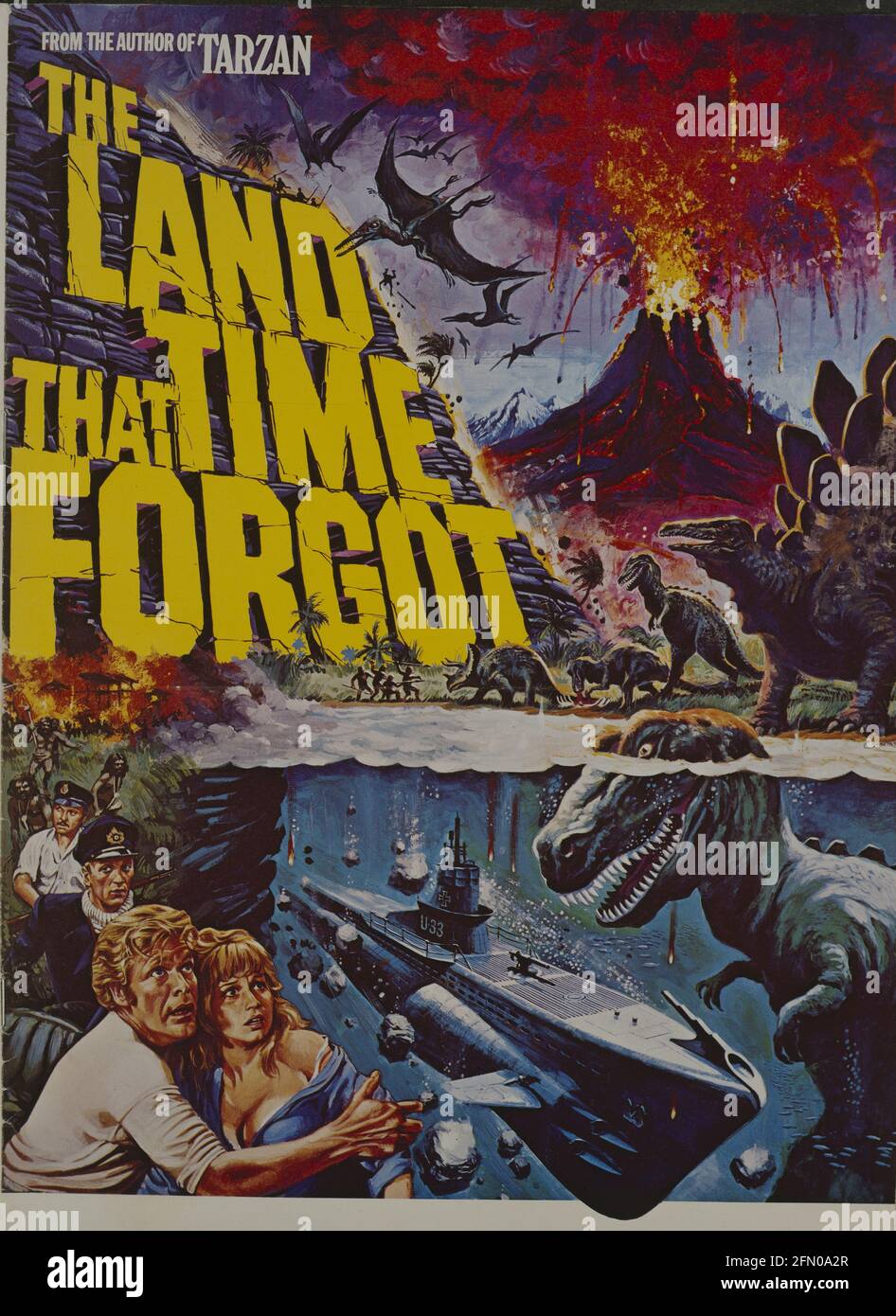 The Land That Time 1975, Film Stock Photo Alamy