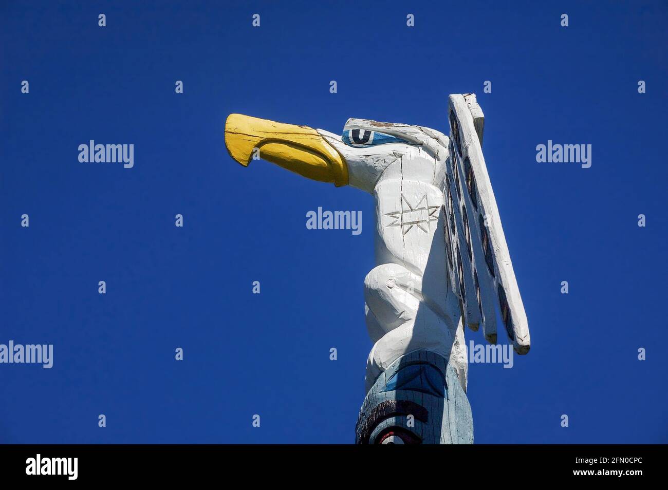 the top of a toten pole Stock Photo - Alamy