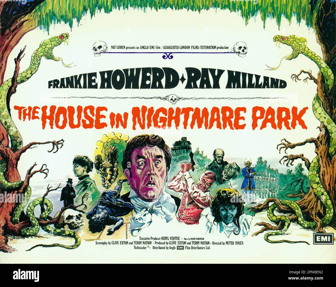 The House in Nightmare Park, 1973, Film Stock Photo Alamy