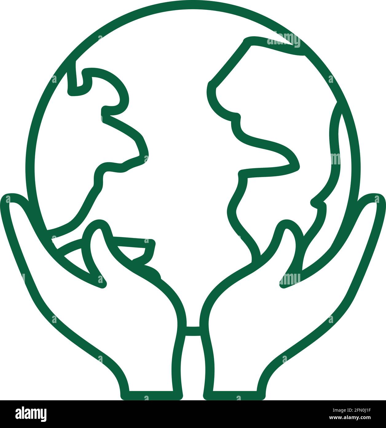 hands holding a earth planet Stock Vector Image & Art - Alamy