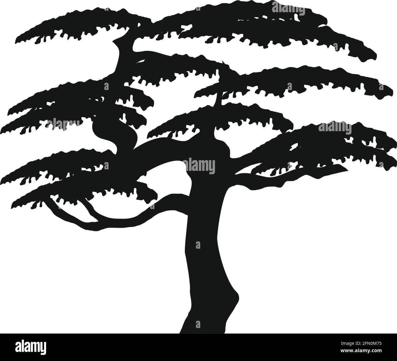 Tree Drawing Silhouette High Resolution Stock Photography and Images ...