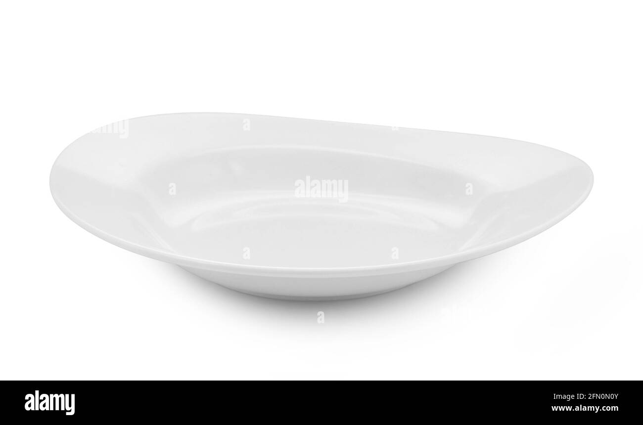 plate isolated on white background Stock Photo - Alamy