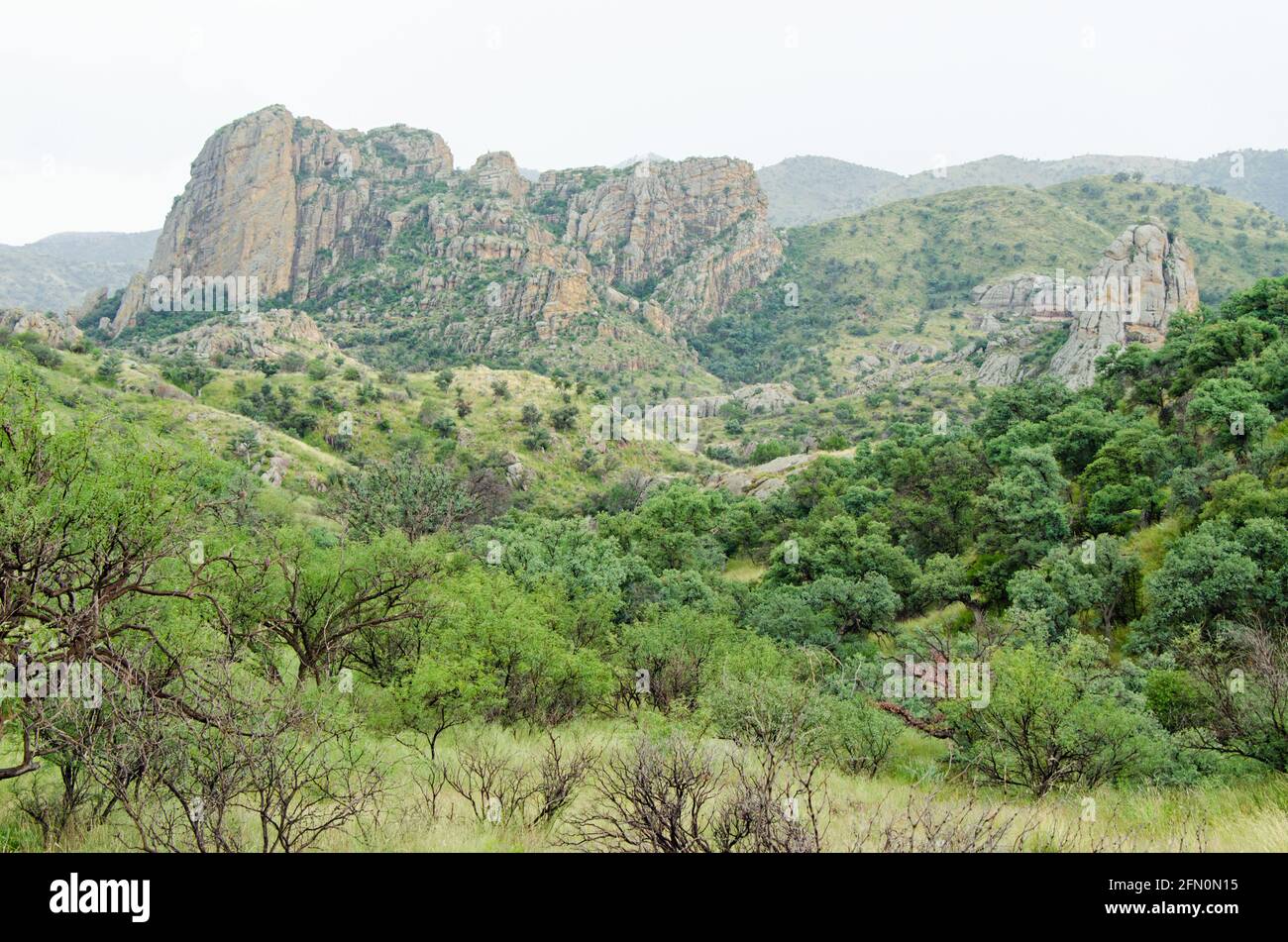 Scenery along Rub Road Stock Photo