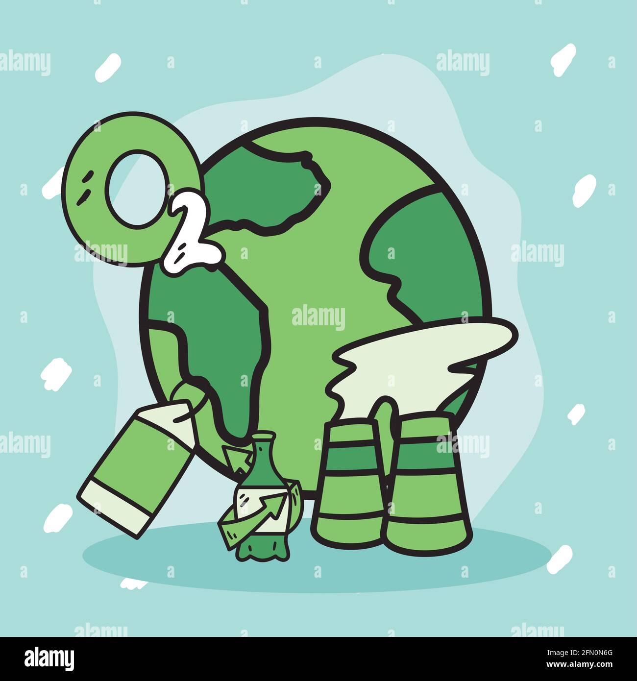 Ecology and green world with symbol set Stock Vector Image & Art - Alamy
