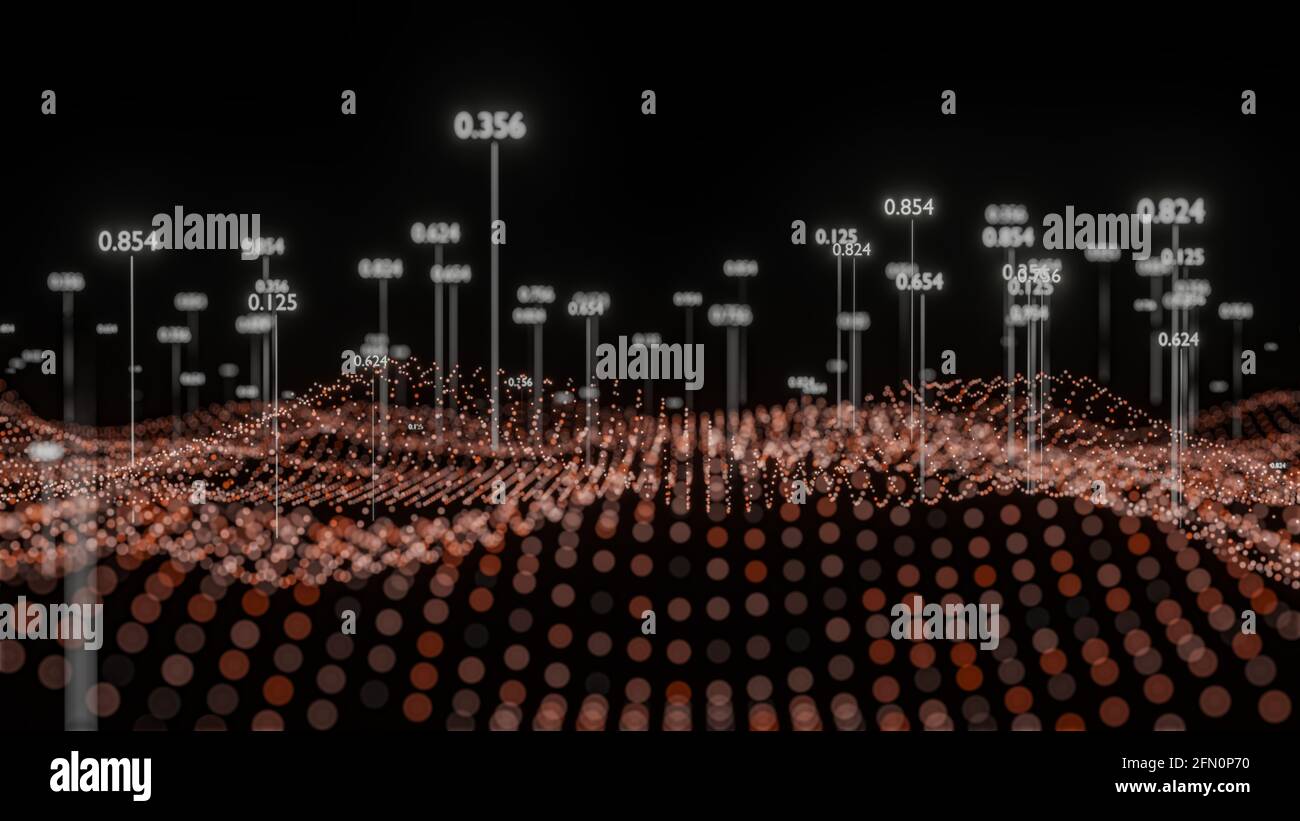 Big Data Visualization. Abstract structure Stock Photo - Alamy