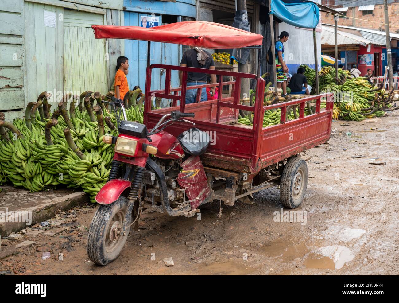Plantains for sale at Belen market in Iquitos, Peru Stock Photo Alamy