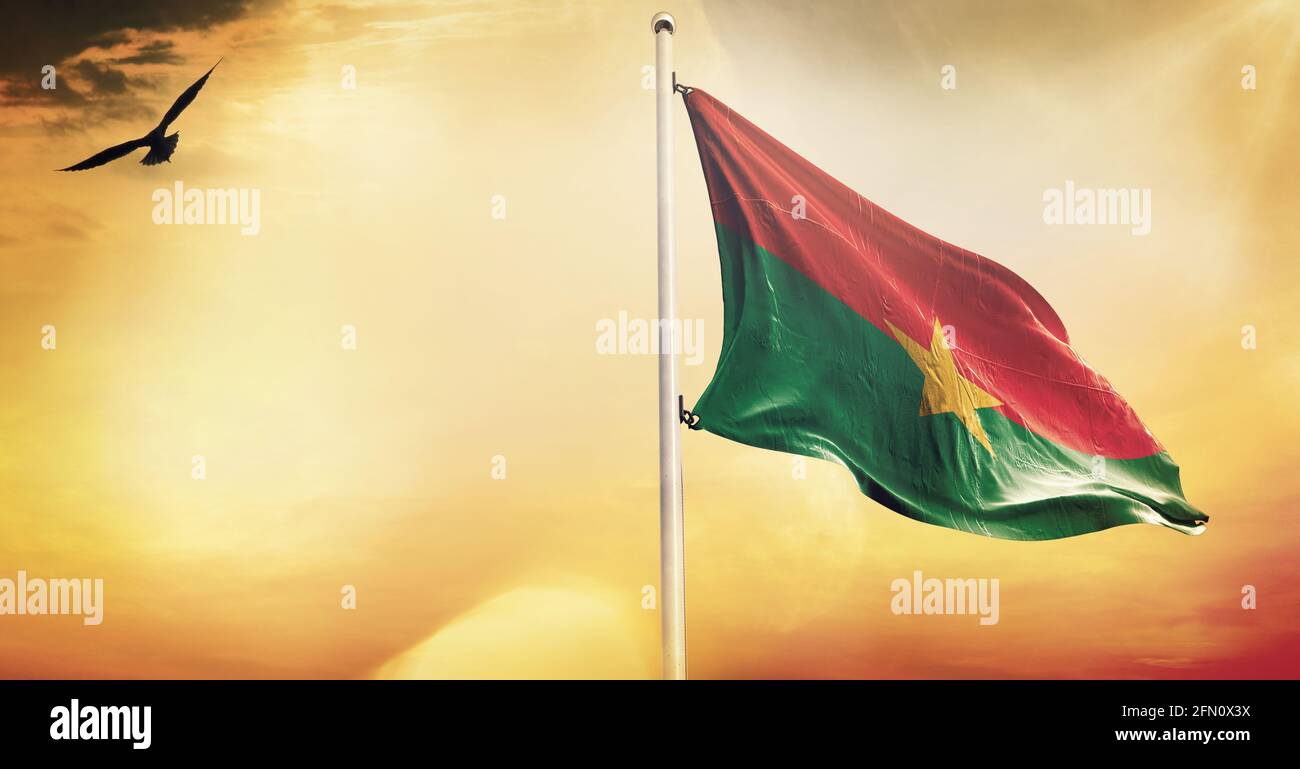 Burkina Faso, one world country Stock Photo