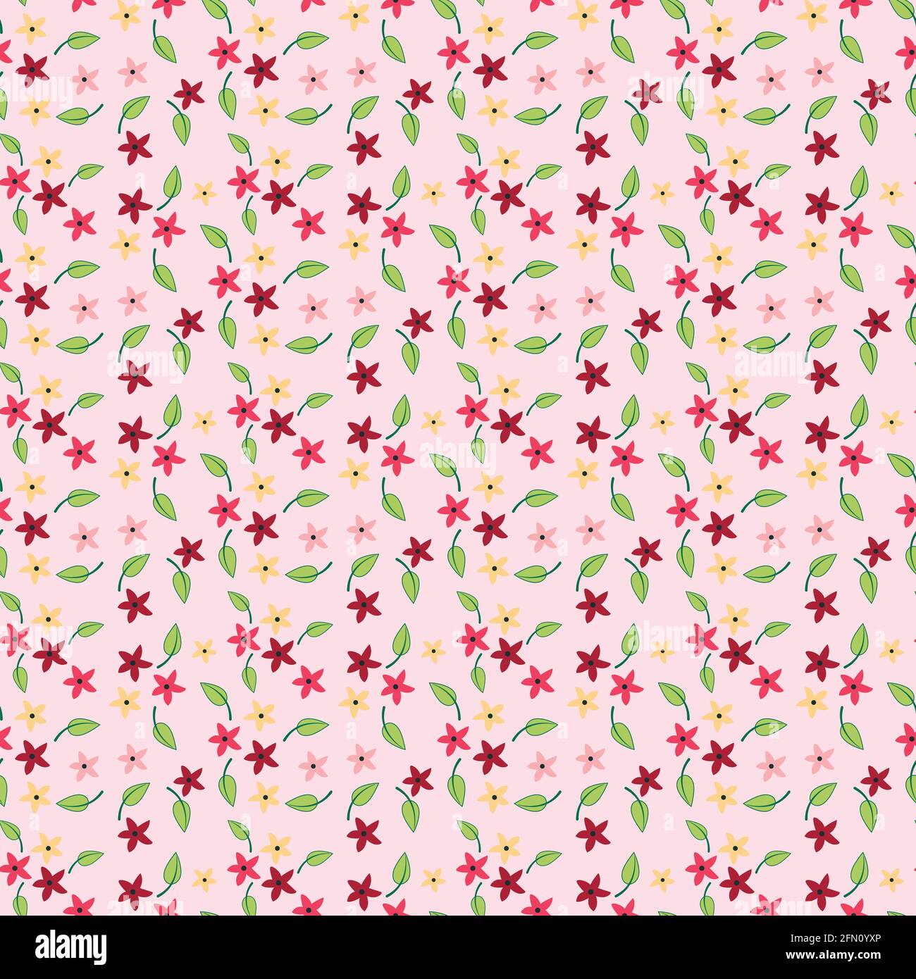 Classic wallpaper vintage flower pattern background Stock Vector Image ...