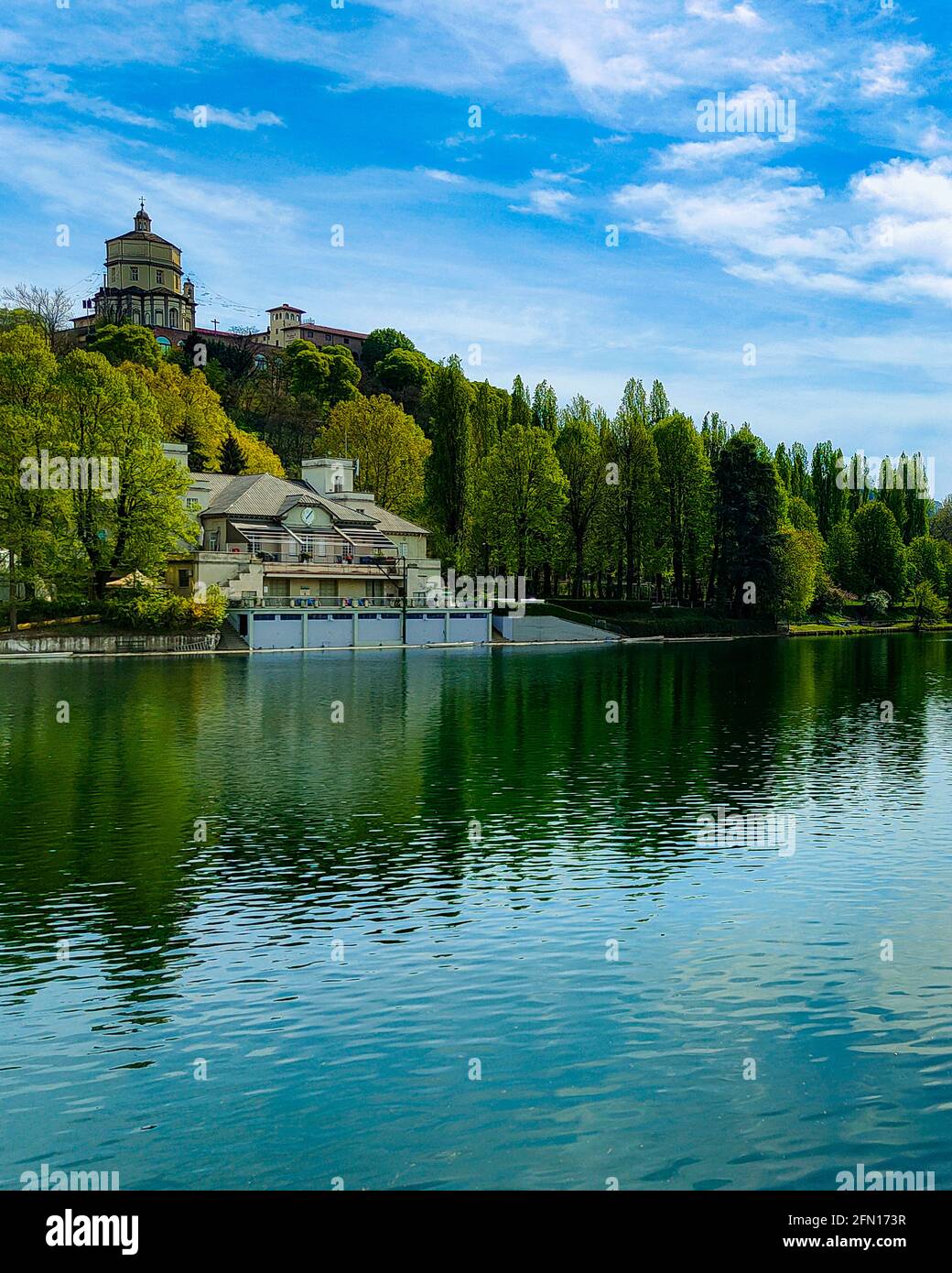 Turin Italy Rivers Turin torino river po bridge hi-res stock photography and images - Alamy