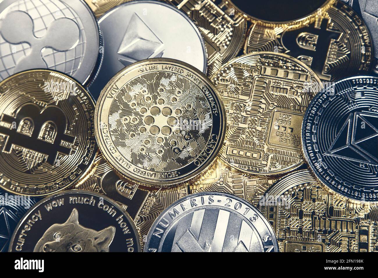 Cardano ADA Crypto Currency Digital Money Blockchain Technology Stock Photo  - Alamy