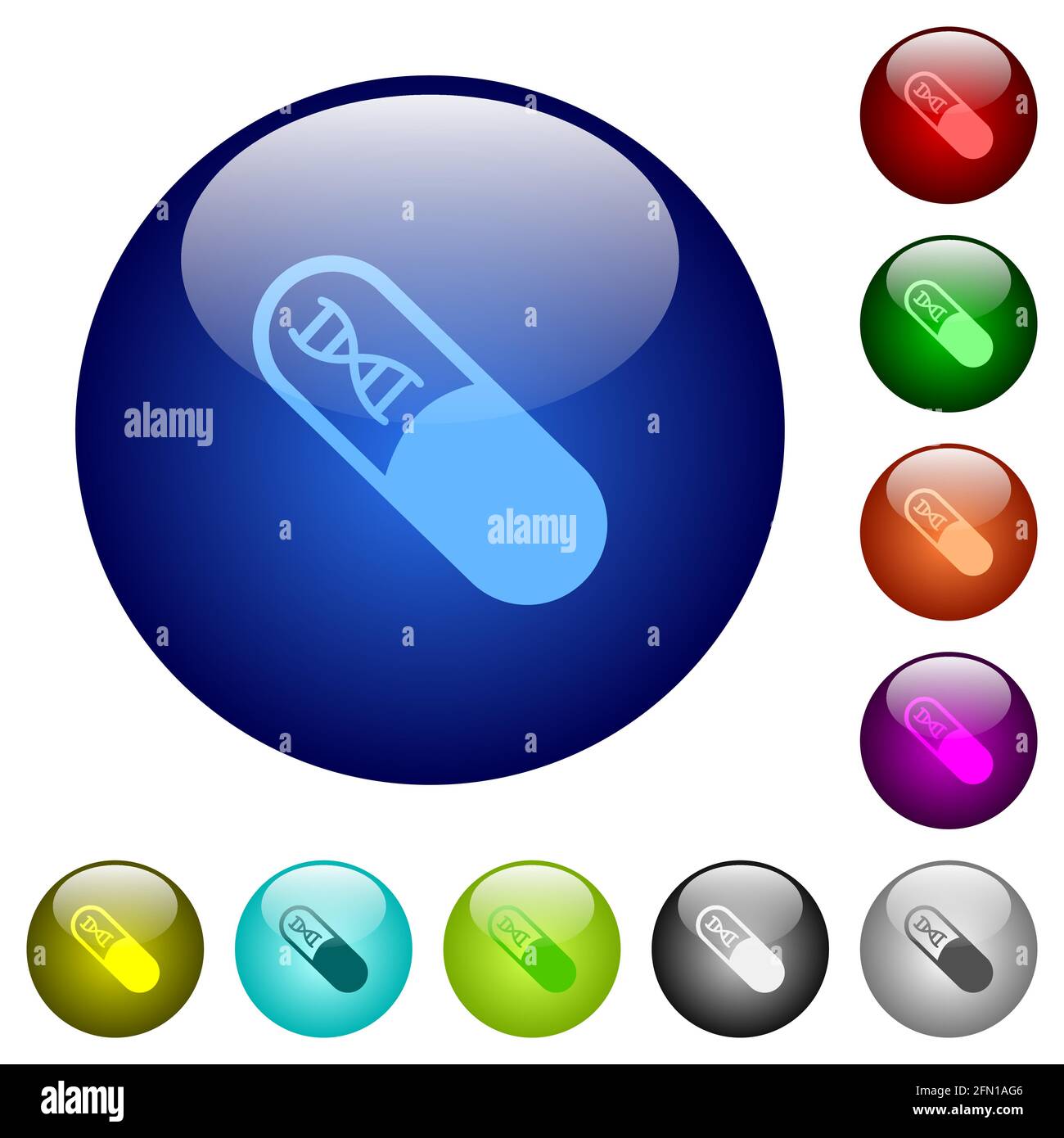 Spherical capsule Stock Vector Images - Alamy
