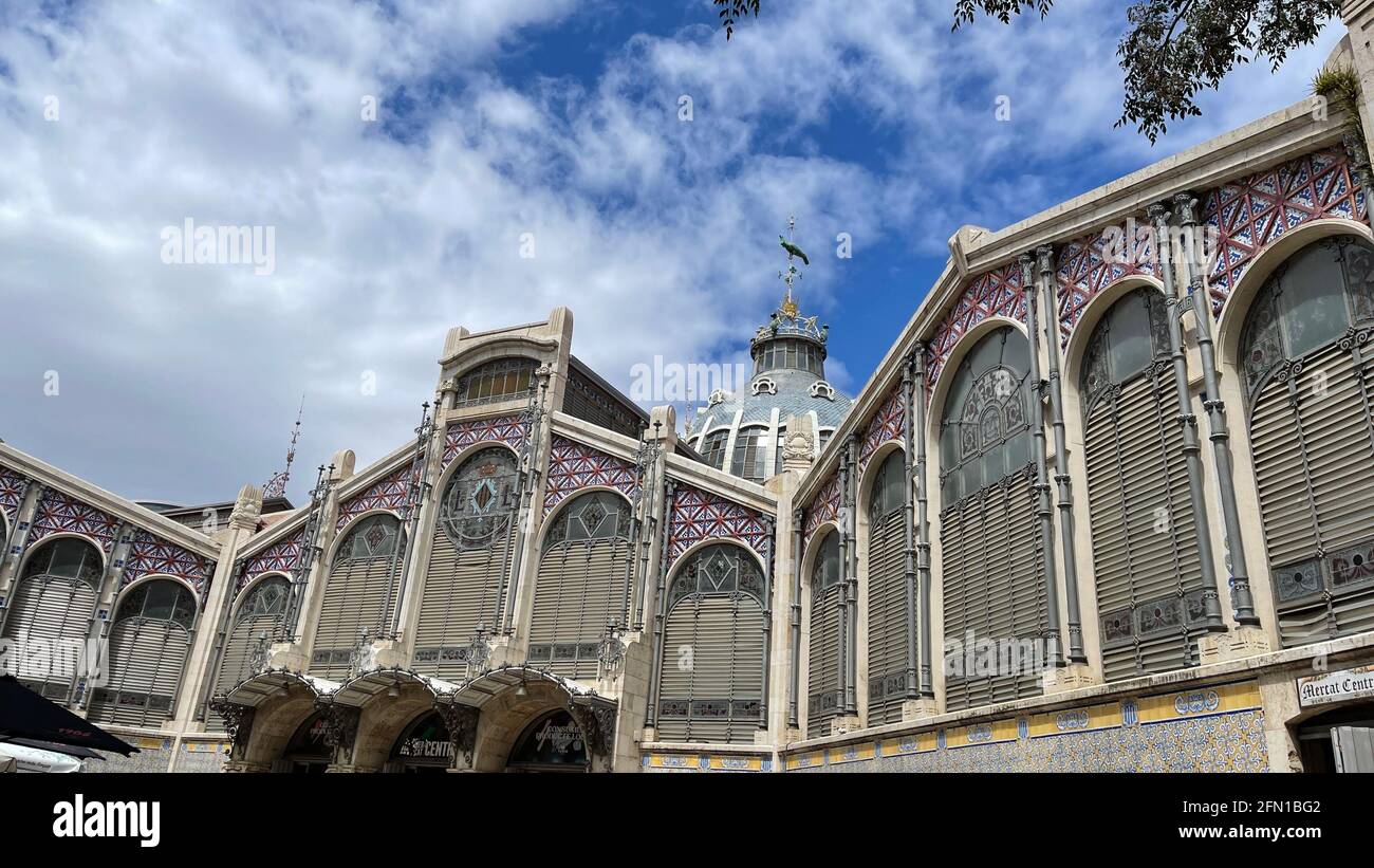 Facade of the central market of