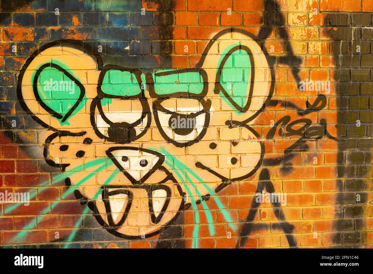 Street Art in Gloucester Stock Photo