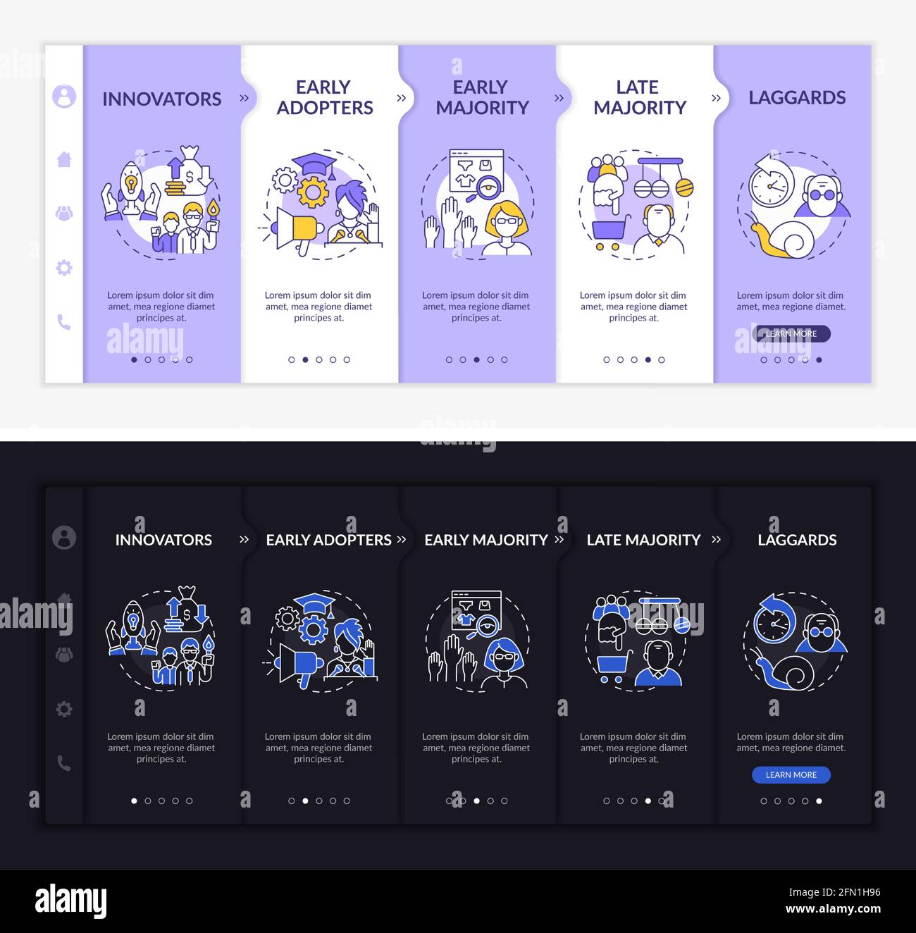 Product approving onboarding vector template Stock Vector Image & Art ...