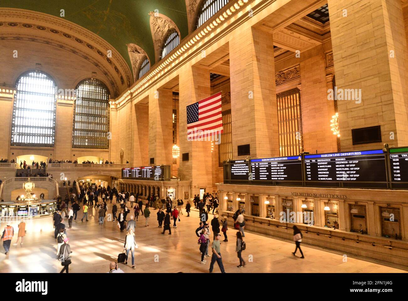 New York Metro Station Stock Photo