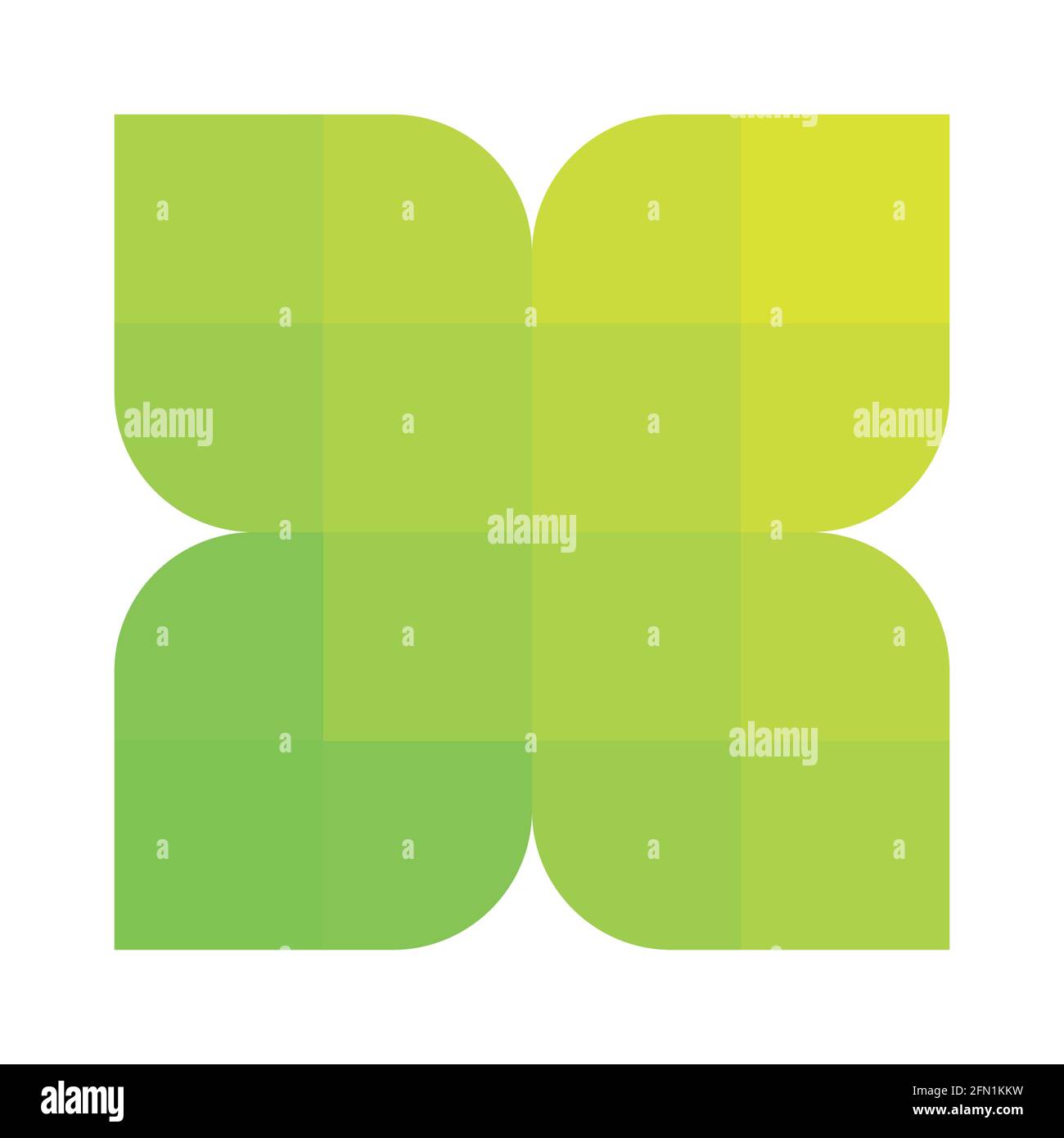Abstract pixelized mosaic logo design Stock Vector
