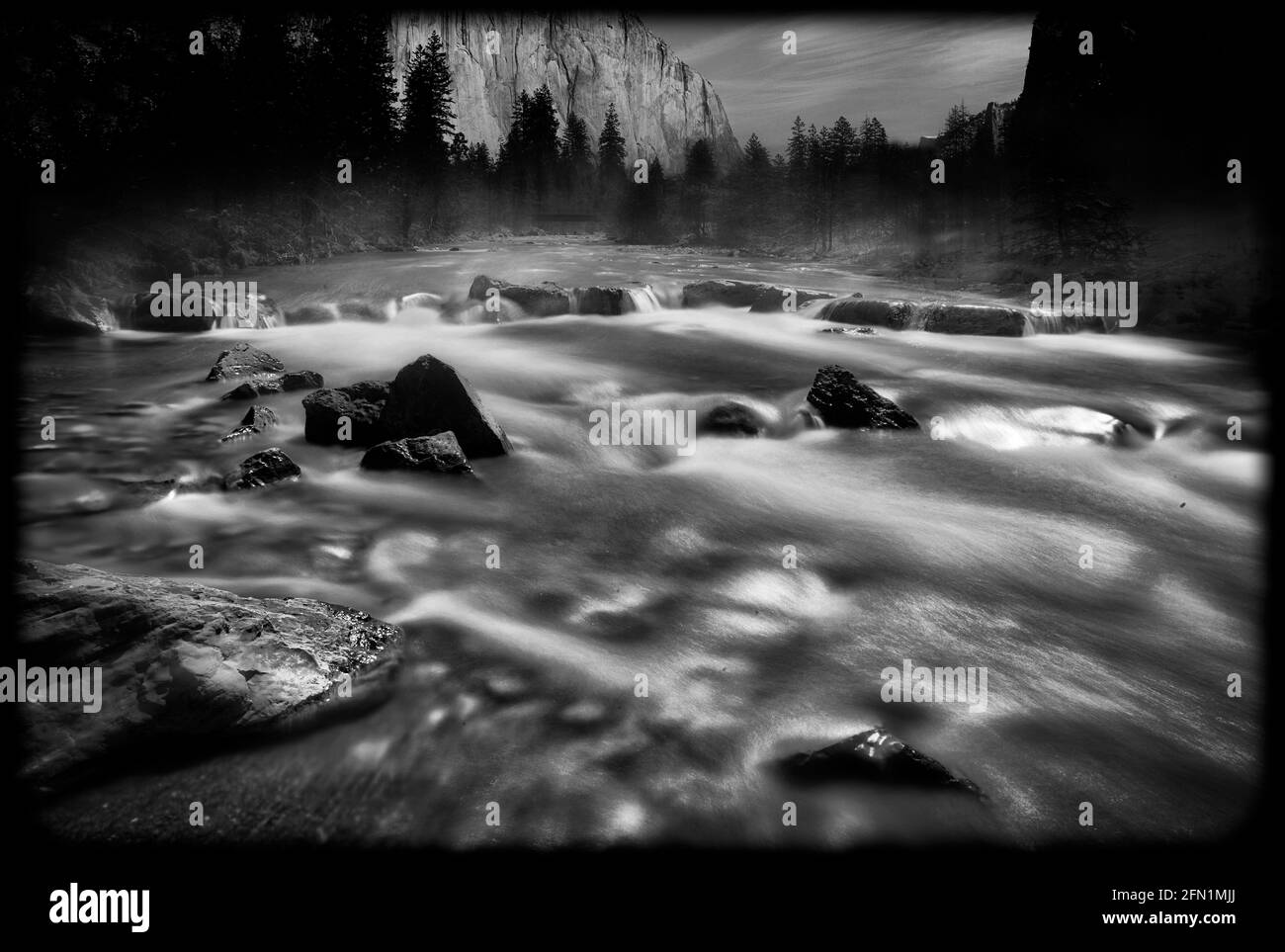 PHOTOGRAPHIC ART: Alpine Stream  (Rissbach, Tyrol, Austria) Stock Photo