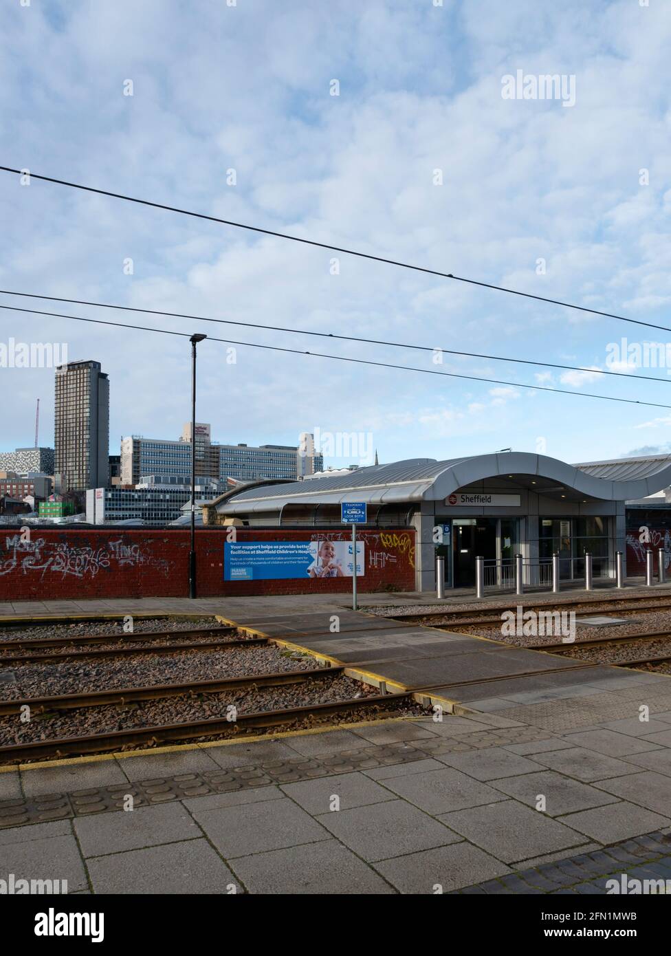 Sheffield station. Sheffield, South Yorkshire, England, UK. Stock Photo