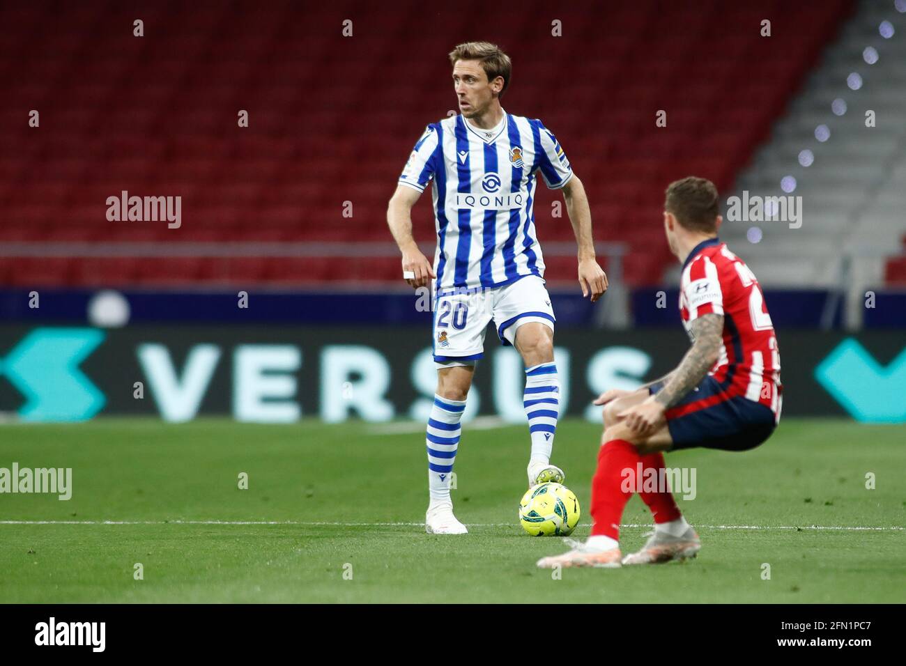 Madrid, Spain. 12th May, 2021. Nacho Monreal of Real Sociedad during the Spanish championship La Liga football match between Atletico de Madrid and Real Sociedad on may 12, 2021 at Wanda Metropolitano stadium in Madrid, Spain - Photo Oscar J Barroso/Spain DPPI/DPPI/LiveMedia Credit: Independent Photo Agency/Alamy Live News Stock Photo