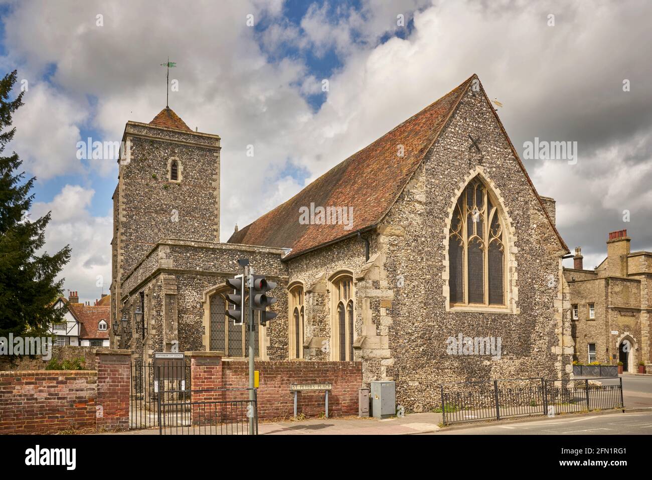 st peters church canterbury Stock Photo