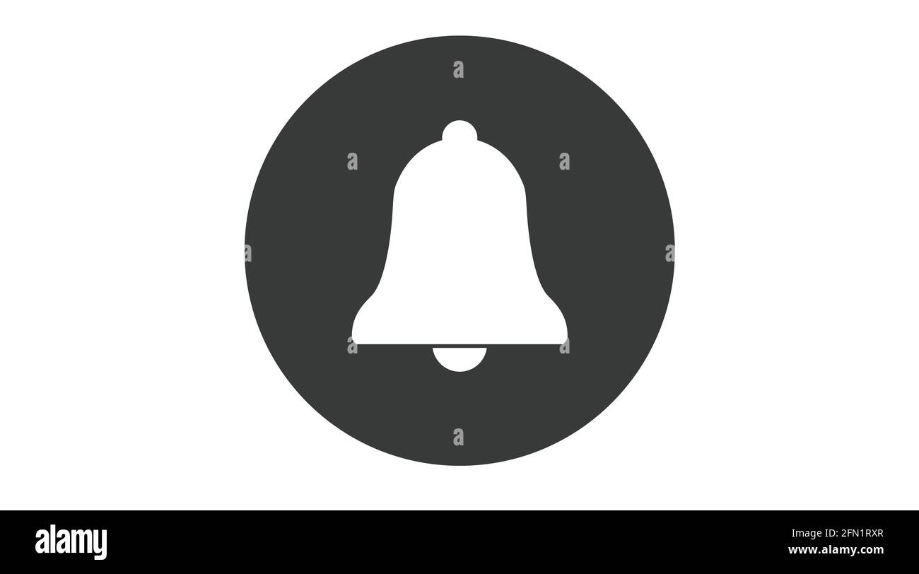 Bell Icon. Vector Flat Isolated Illustration of a Bell Stock Vector ...