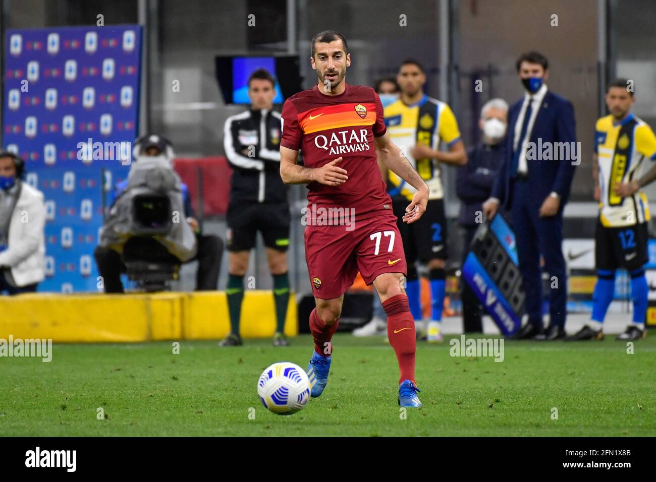 Henrikh Mkhitaryan AS Roma football render - FootyRenders