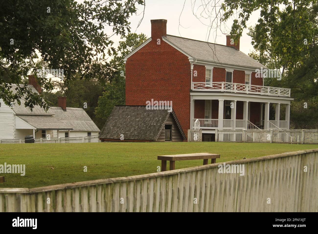 Appomattox Court House, VA, USA. The McLean house, where Generals