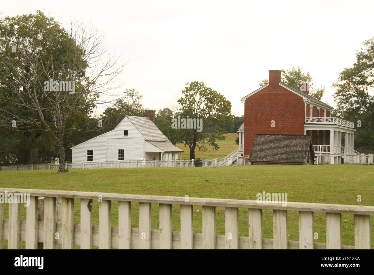 Appomattox Court House, VA, USA. The McLean house, where Generals