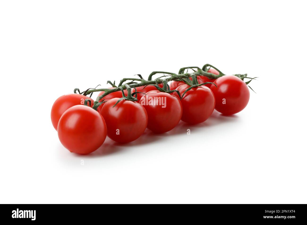 Fresh cherry tomatoes isolated on white background Stock Photo - Alamy