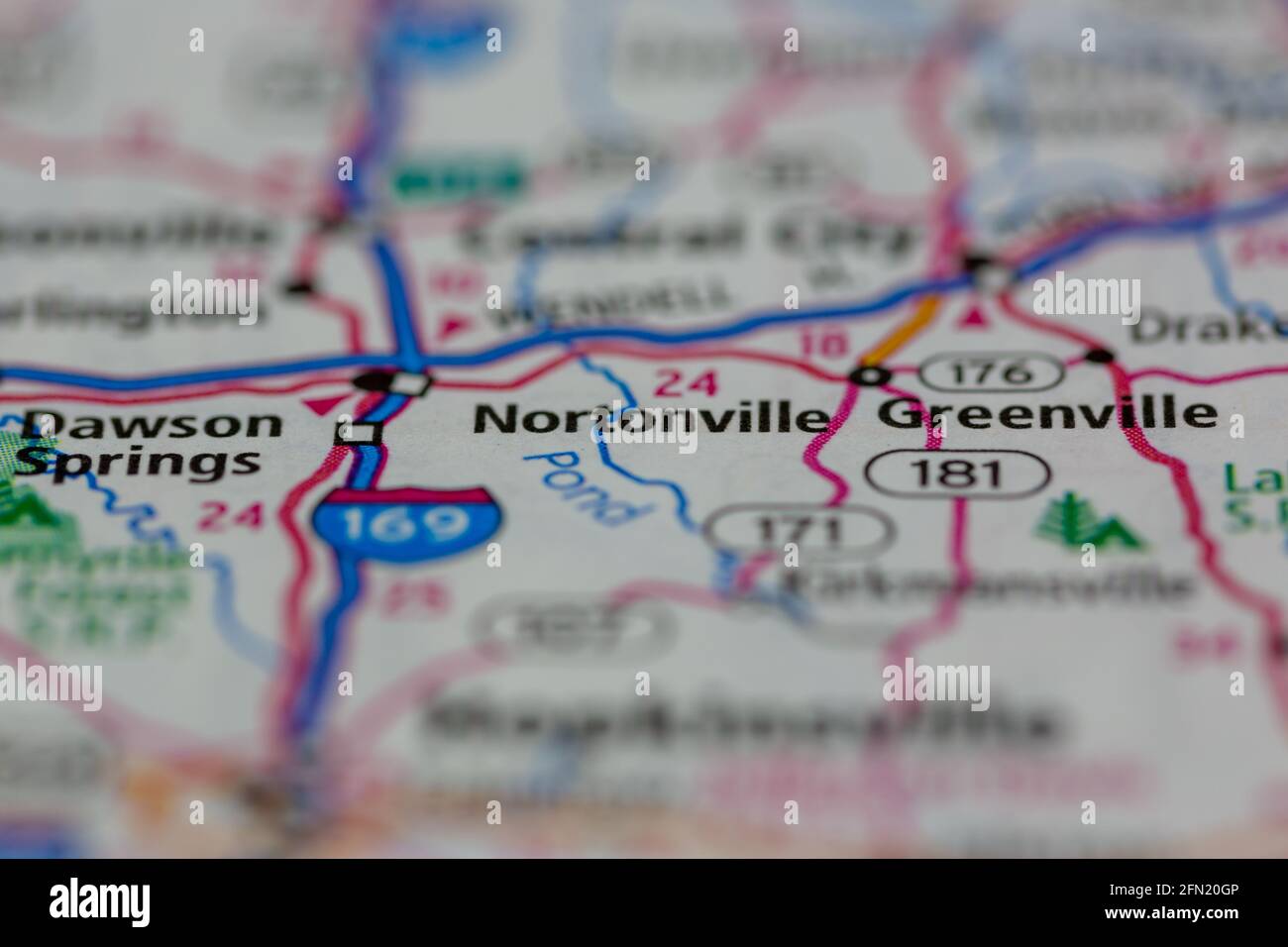 Map of nortonville hi-res stock photography and images - Alamy