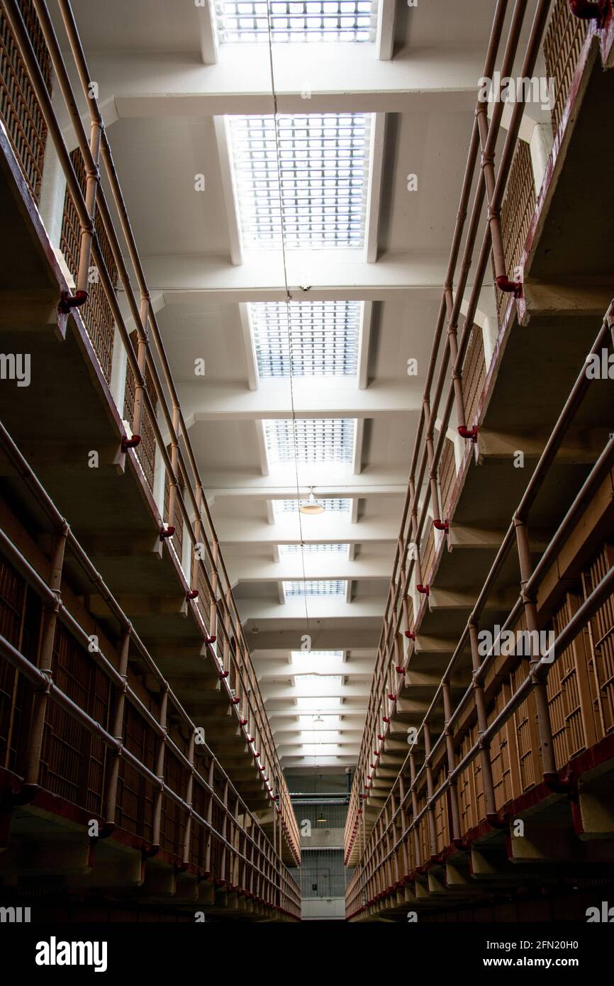 Alcatraz Federal Prison "The Rock" in California Stock Photo Alamy