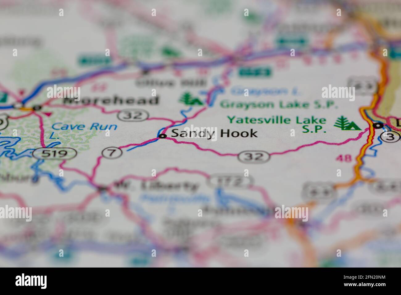 Sandy hook kentucky map hires stock photography and images Alamy