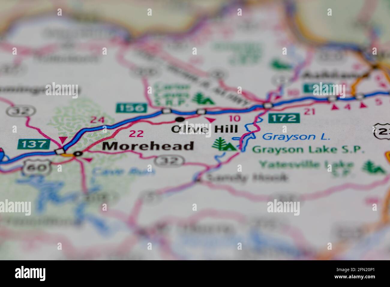 Olive hill map hires stock photography and images Alamy