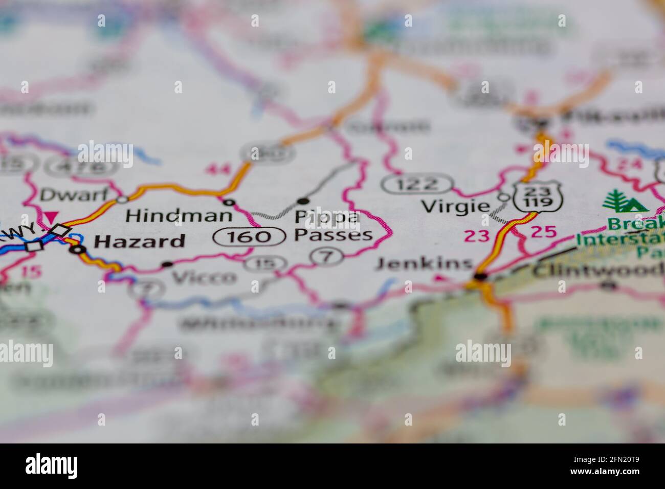 Pippa passes kentucky map hires stock photography and images Alamy