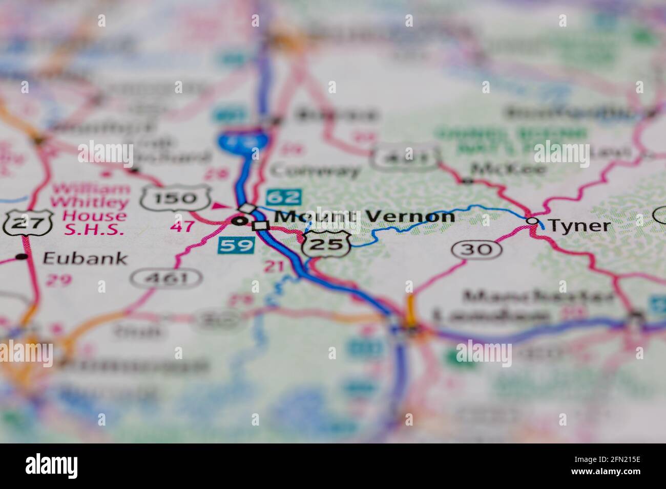 Mount vernon kentucky map hires stock photography and images Alamy