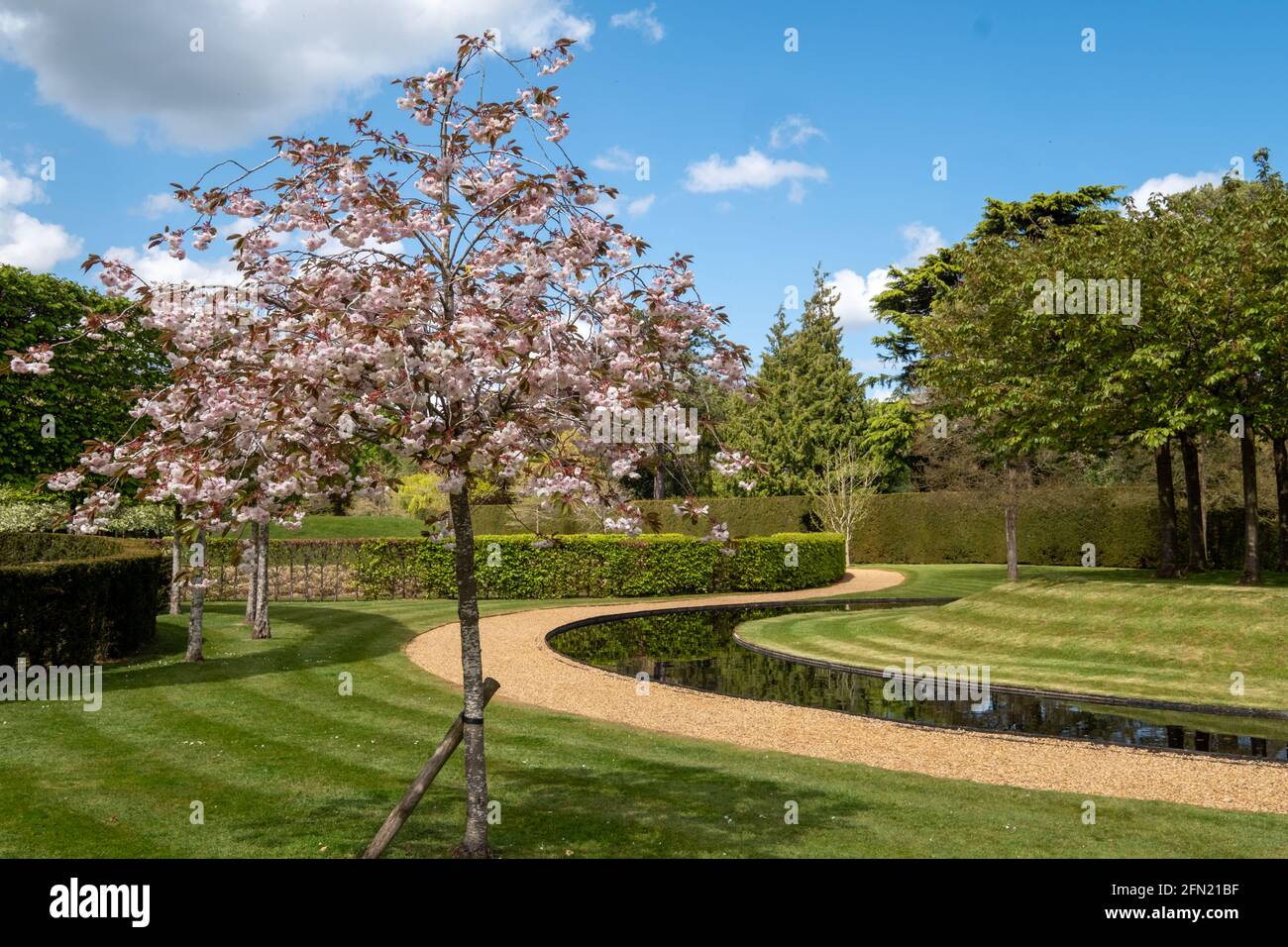The Lynn Garden at Ascott House, Wing, Leighton Buzzard UK. Designed by