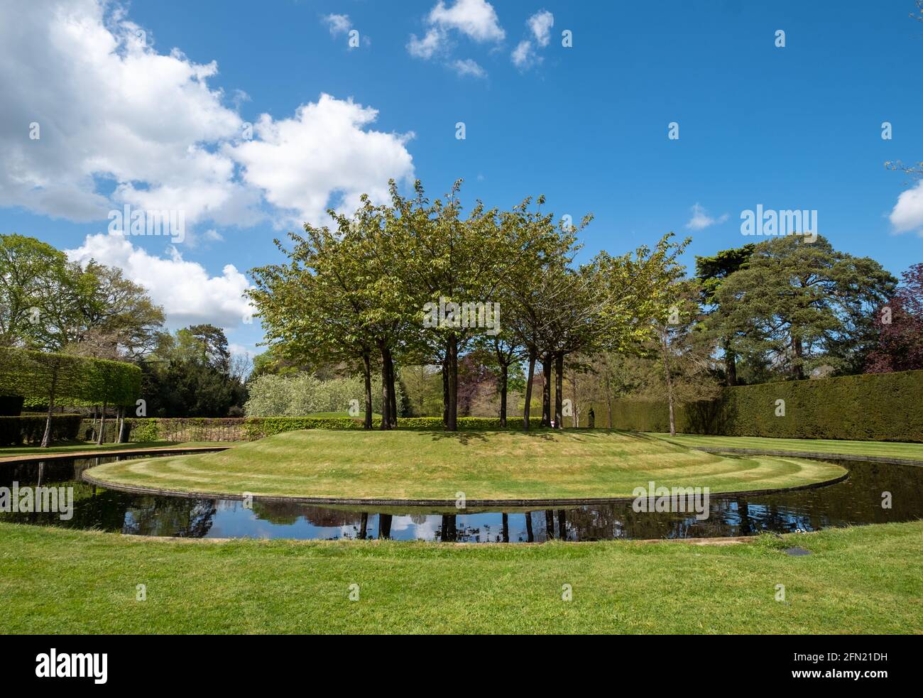 The Lynn Garden at Ascott House, Wing, Leighton Buzzard UK. Designed by