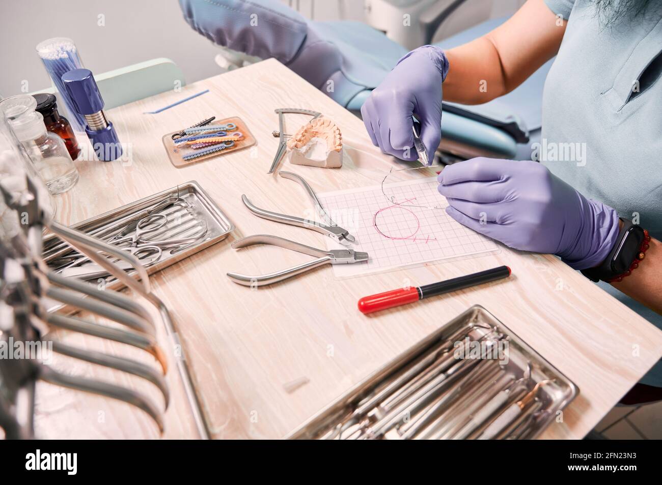 Forceps of dentist tools hires stock photography and images Alamy