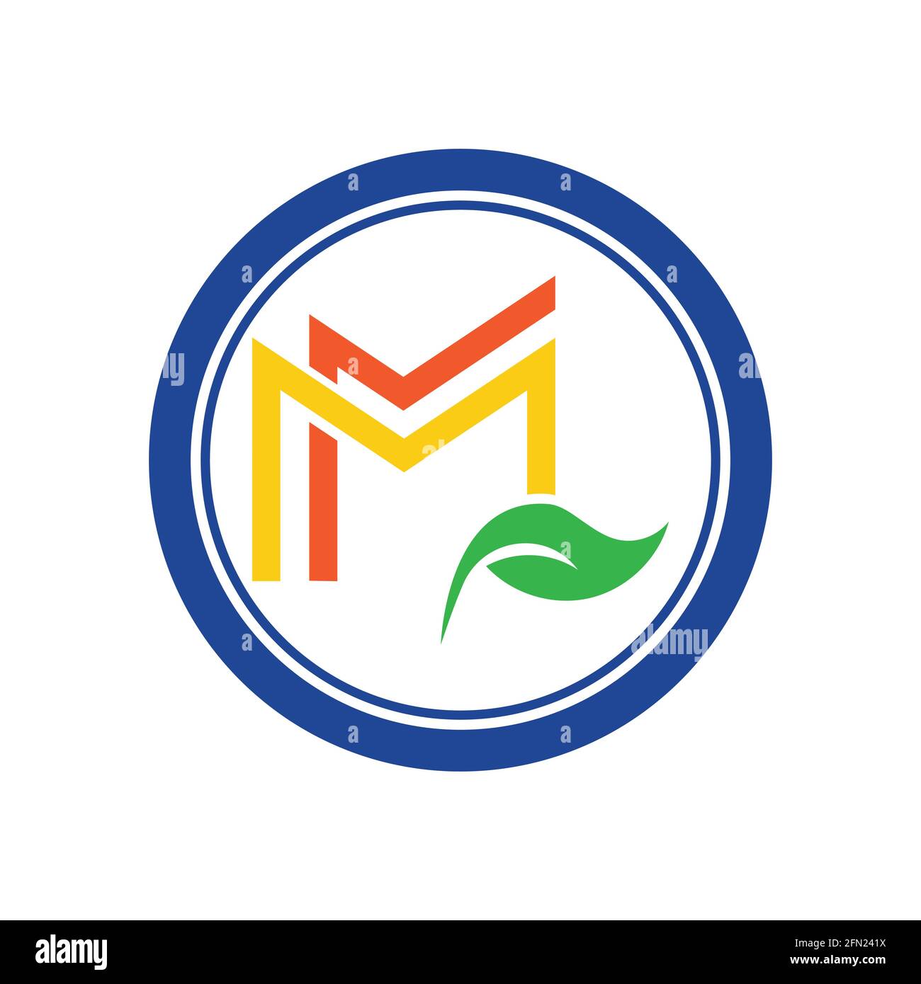 creative M letter Business logo design template Stock Vector Image ...