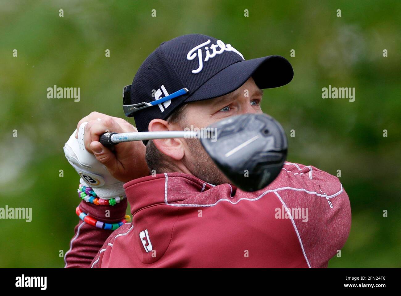 Golf European Tour British Masters The Belfry Sutton Coldfield Britain May 13 2021 Denmark S Joachim B Hansen In Action During The Second Round Action Images Via Reuters Paul Childs Stock Photo Alamy